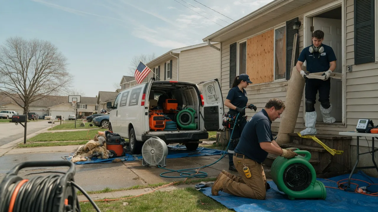 Water Damage Restoration in Three Oaks, MI near me